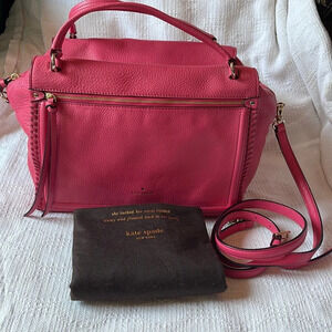 KATE SPADE - Maise satchel with whips stitch details-EUC